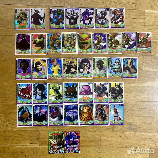 Карточки черепашки ниндзя коллекционные игровые