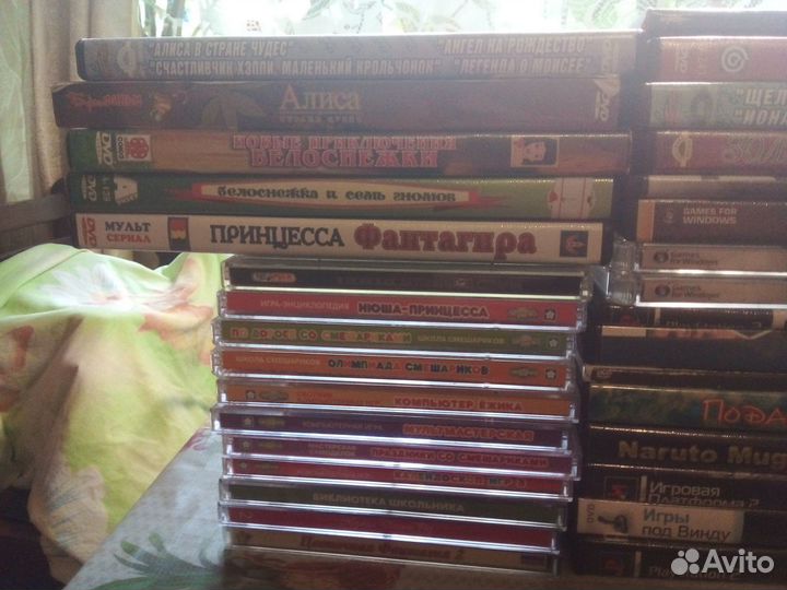 Мультики и игры на DVD