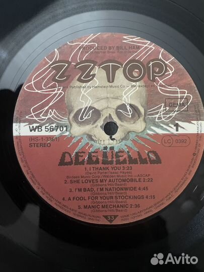 ZZ TOP, Degüello