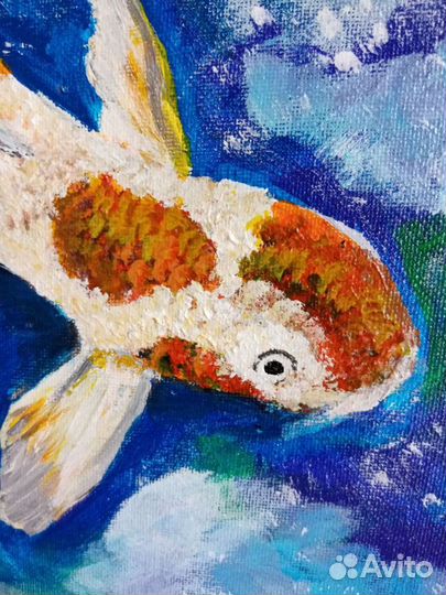 Картина акрилом на холсте