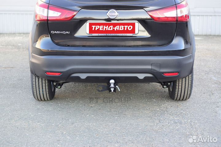 Фаркоп для Ниссан Кашкай, съемный квадрат