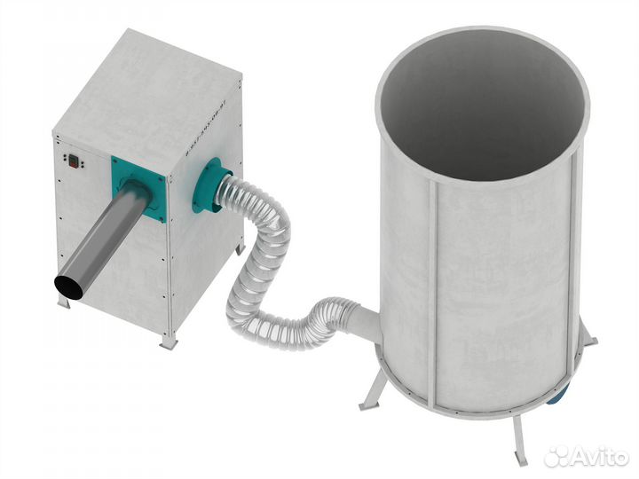 Комплекс Набивочный пылесос нп-2 + бункер кбн-1
