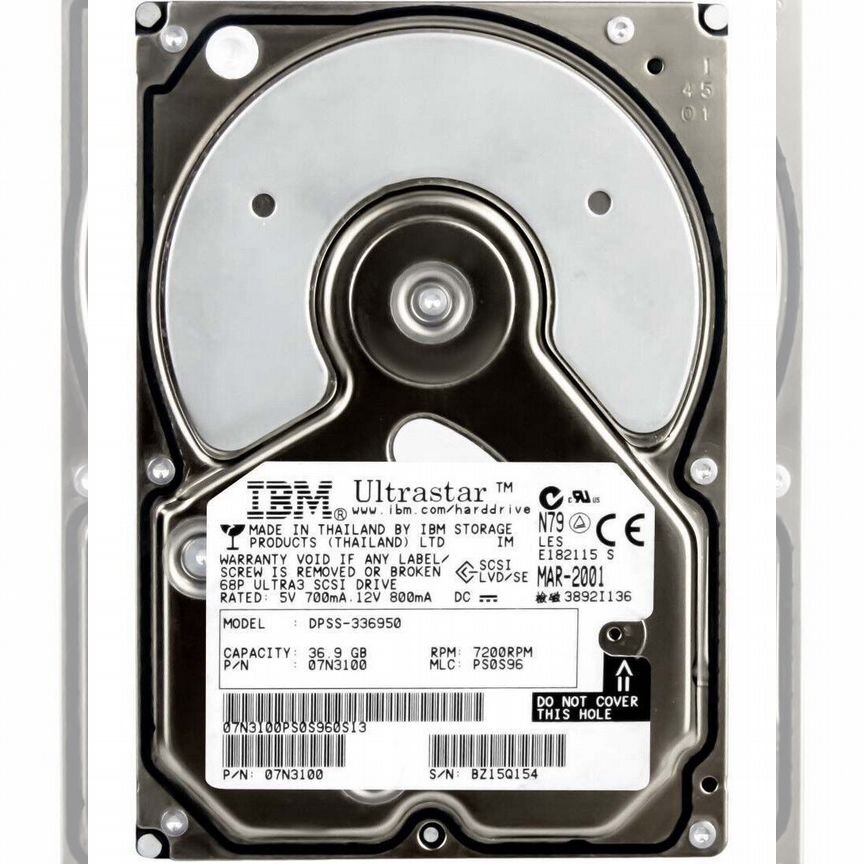 [DPSS-336950] Жесткий Диск Ibm 36gb U320scsi 3.5" Dpss-336950