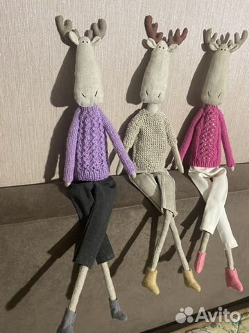 Кукла тильда лось