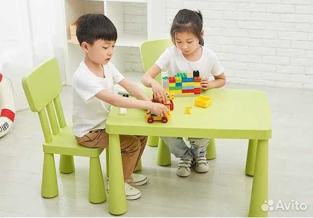 Детский столик и стульчик IKEA