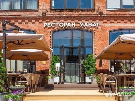 Уличный зонт для кафе 3х3 м на боковой опоре