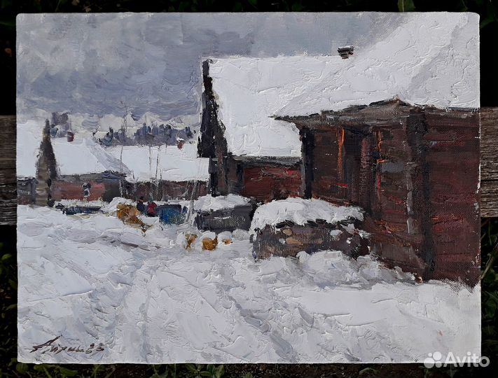 Картина маслом пейзаж