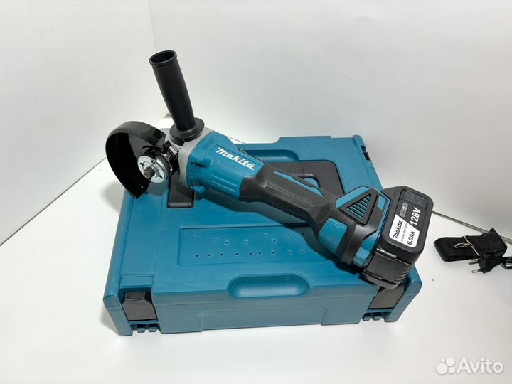 Аккумуляторная ушм 125мм + гайковерт Makita 880