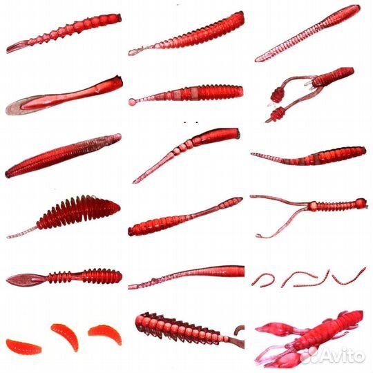 Силиконовые приманки для микроджига