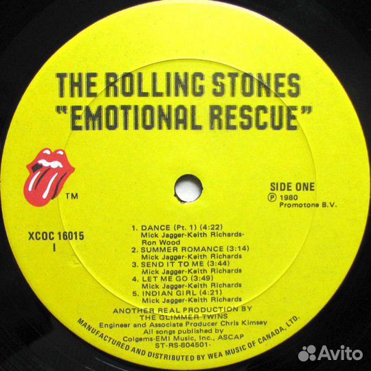 Пластинка LP The Rolling Stones – Emotional Rescue