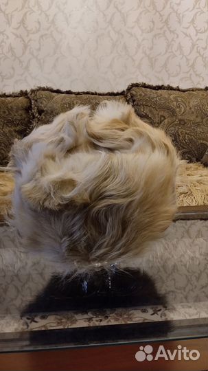 Мужская шапка-ушанка из натурального меха, 56-57 р