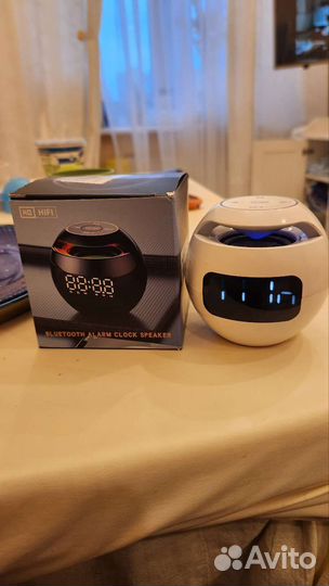Часы блютуз колонка с радио