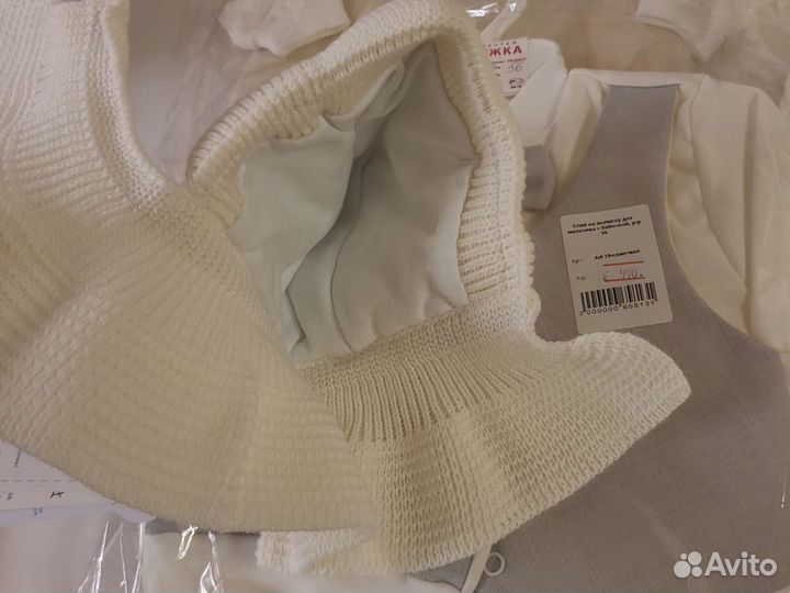 Шапка для новорожденного новая