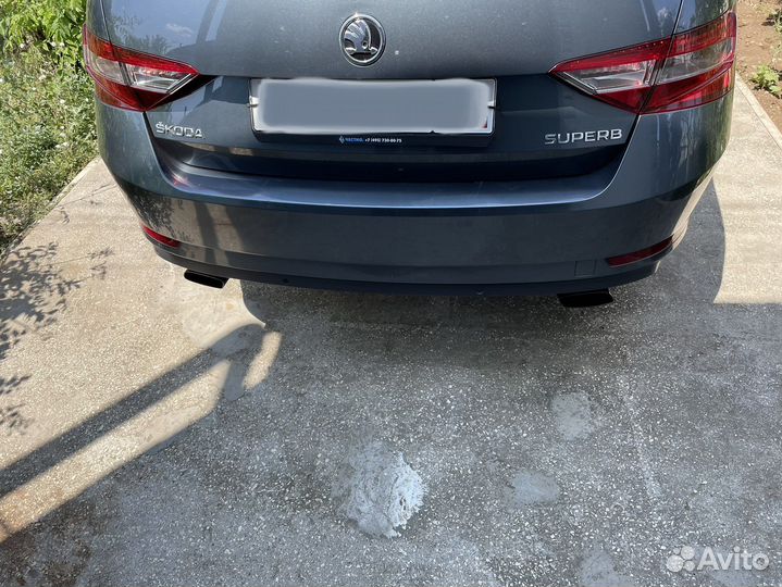 Накладки skoda superb 3