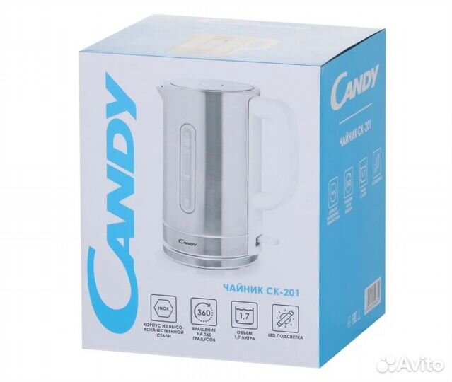 Чайник электрический Candy ck-201(Новый)