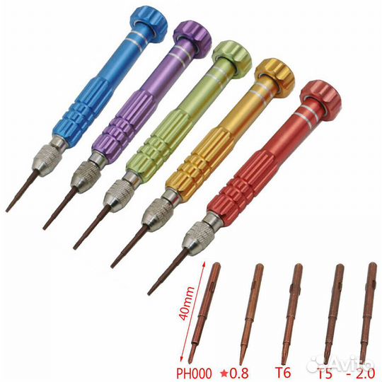 Отвертка 5 в 1 iPhone планшета