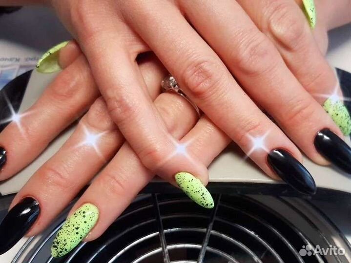 Наращивание ногтей, шелла