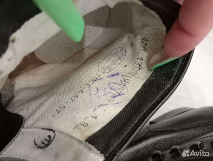 Туфли ботинки военные кожаные коллекционирование