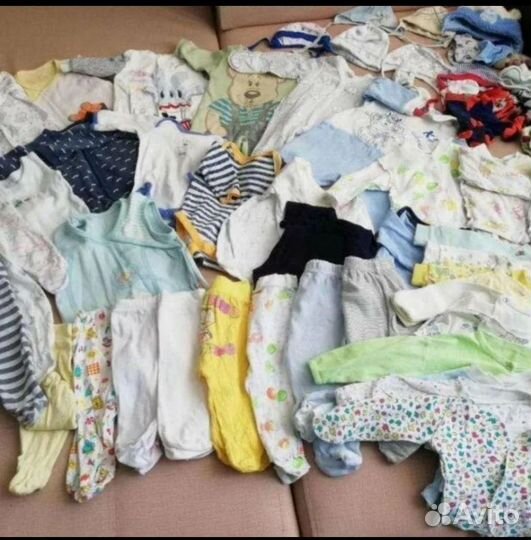 2 пакета детских вещей 8-10 месяцев