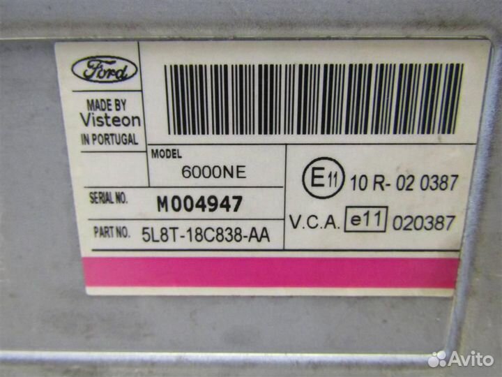 Магнитола Ford Maverick 2001-2006