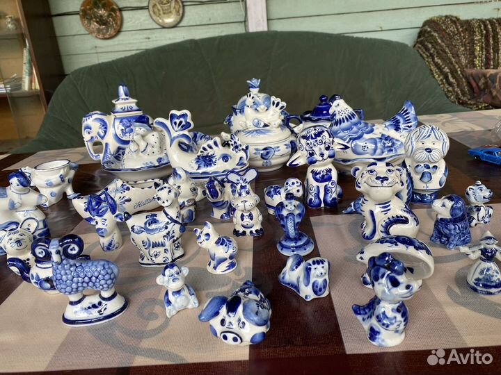 Фигурки гжель