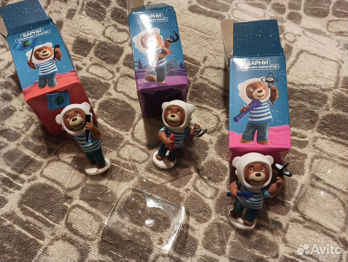 Фигурки мишка Барни самая первая серия