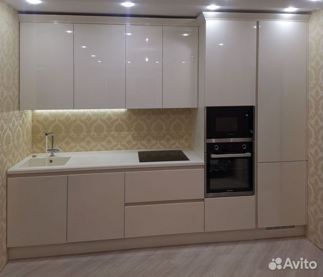 Прямая кухня на заказ под ключ