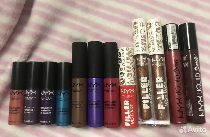 Помада Nyx, L'Oreal, Bourjois