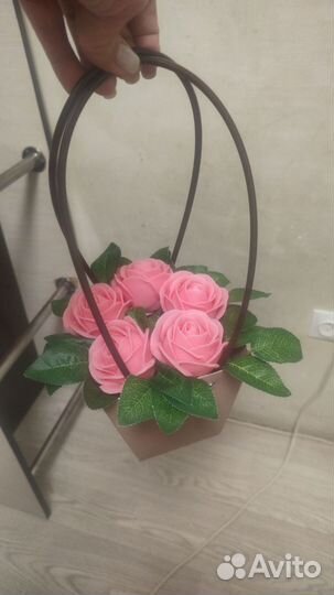 Букет цветов из мыла