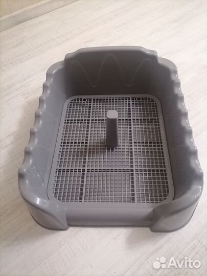 Лоток для собак со столбиком