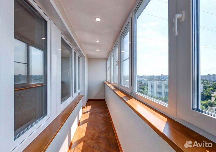 Остекление балконов и лоджий