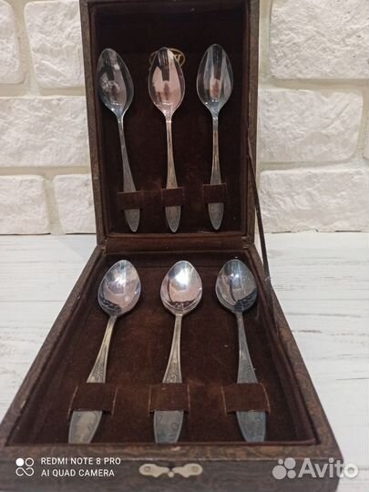 Набор столовых приборов мельхиор СССР