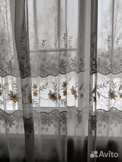 Комплект шторы и тюль