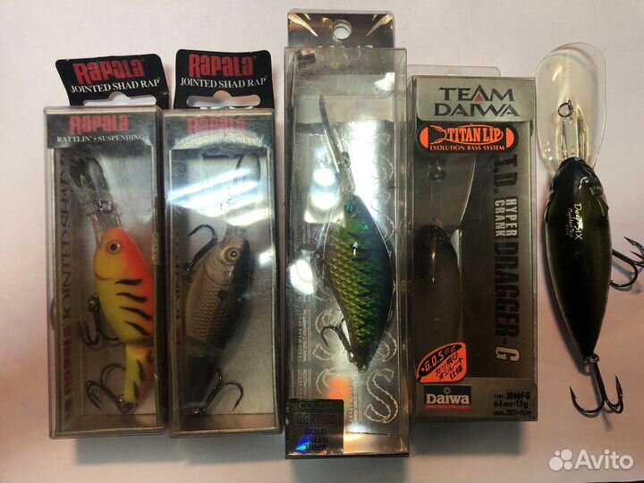 Воблеры оригинал rapala