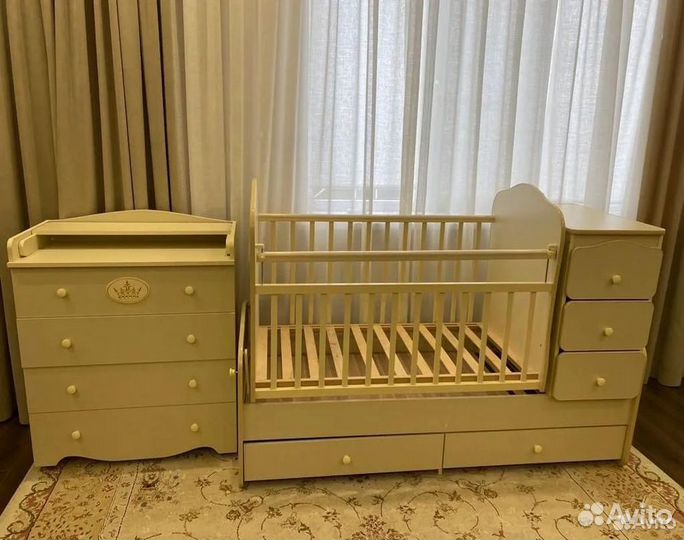 Детская кроватка 3 в 1