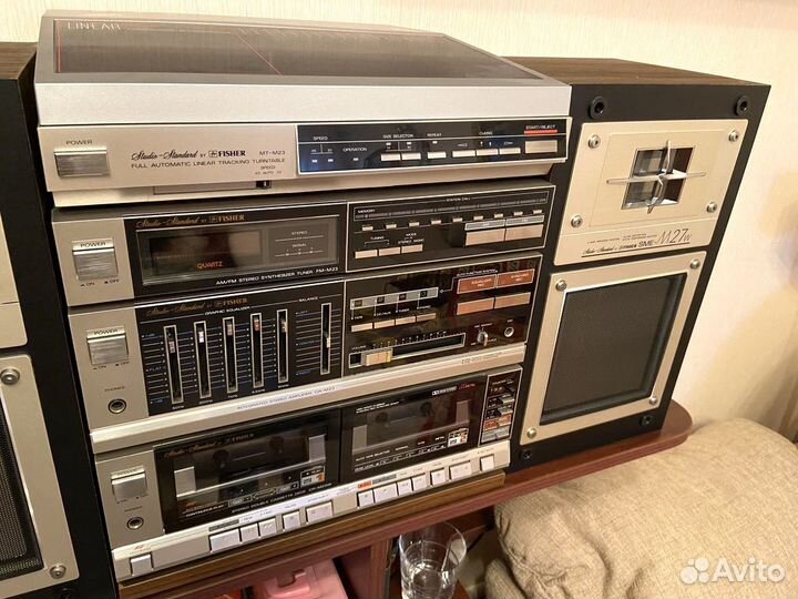 Музыкальный центр Fisher M23 - Серебро