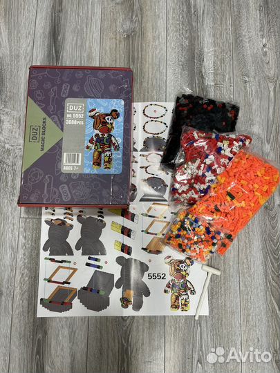 Конструктор/мишка/Для детей/ Развивающие игры