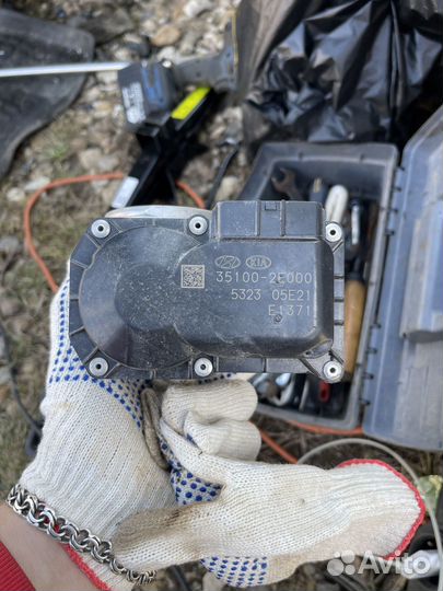 Дроссельная заслонка kia sportage 4ql 2.0