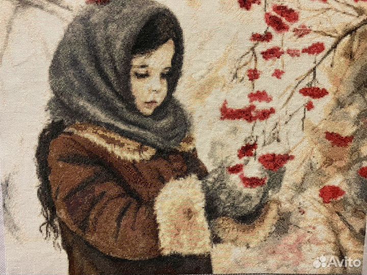 10 вышитых крестиком картин