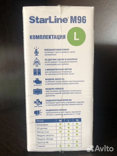 Сигнализация Starline M96L. GSM GPS микрофон