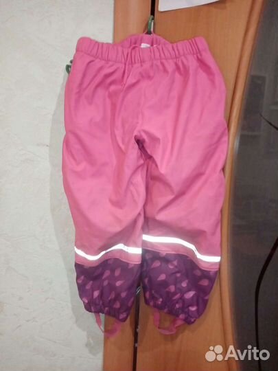 Утеплённые непромокаемые штаны 98-104р