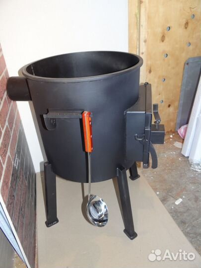 Печь под казан с трубой и дверкой, ассортимент
