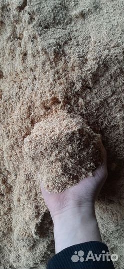 Опилки в мешках