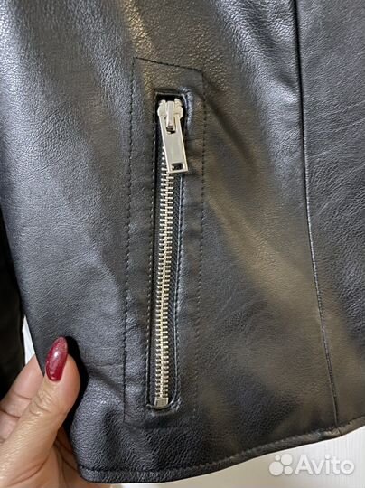 Куртка из экокожи Mango