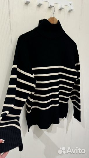 Свитер в полоску zara
