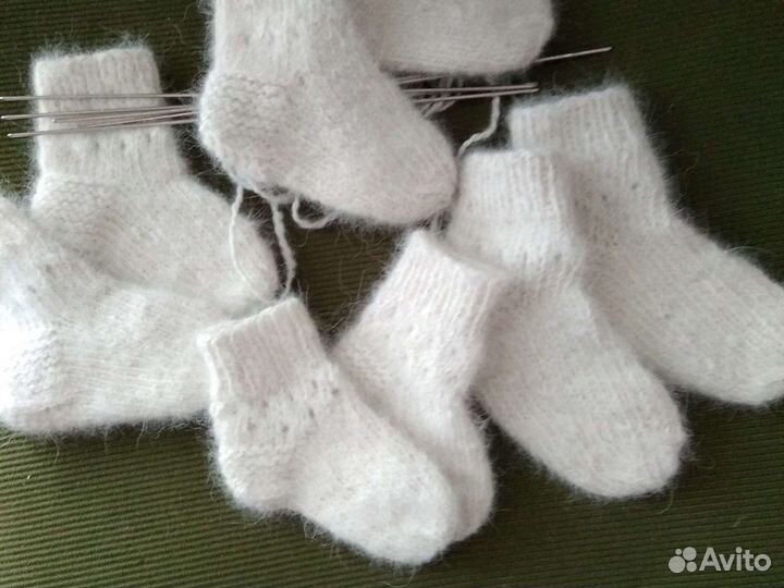 Носочки из собачьей шерсти