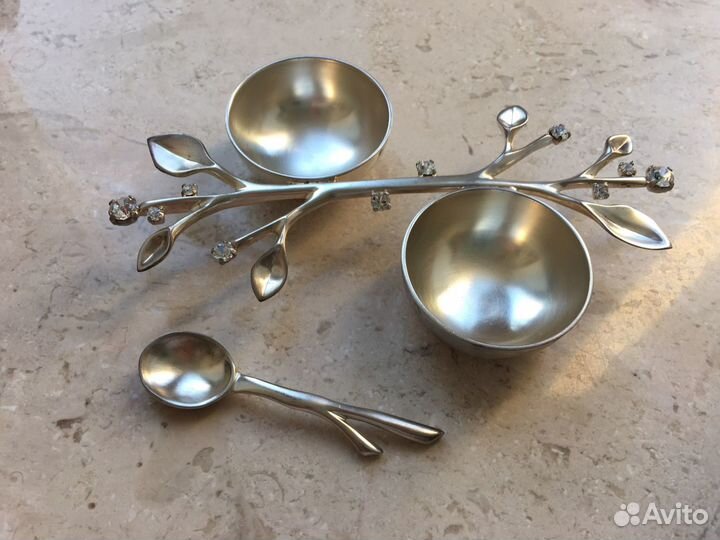 Столовый прибор для соли и перца Blue Leaves