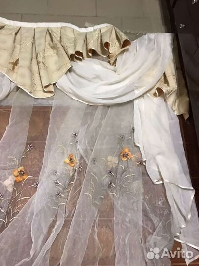 Тюль с Ламбрекеном