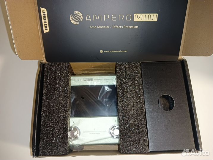 Гитарный процессор Hotone Ampero mini. Новый