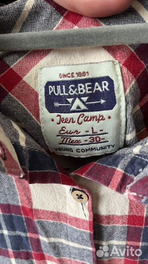 Удлиненная рубашка Pull&bear